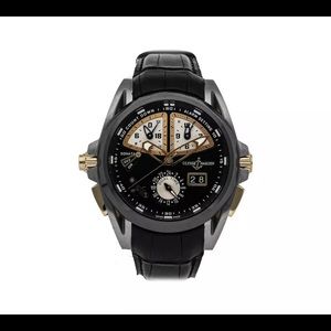 Ulysse Nardin Sonata Streamline Chronograph 675-00 Mens Strap Watch